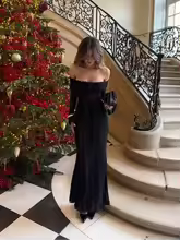 Vestido de Noite Suninheart com Manga Comprida e Renda – Luxo & Elegância 2026