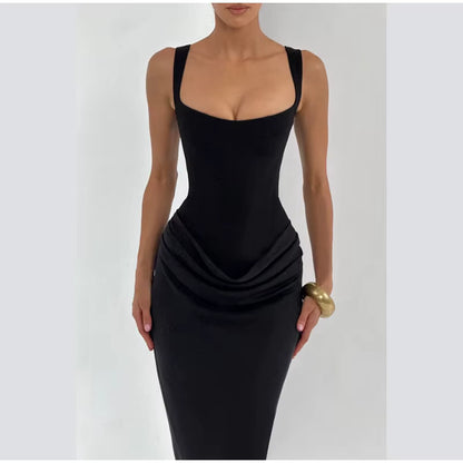 Vestido Mini Elegante com Laço e Bainha Plissada – Verão 2026