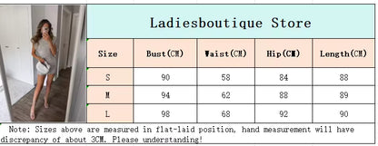 Vestido Mini de Lantejoulas Elegante com Decote ao Pescoço e Ombreiras