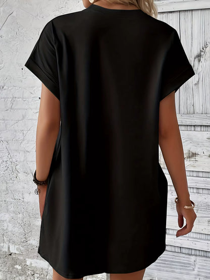 Vestido de Verão Casual “Milano Italia” – Elegância Descontraída em Tamanho Conforto