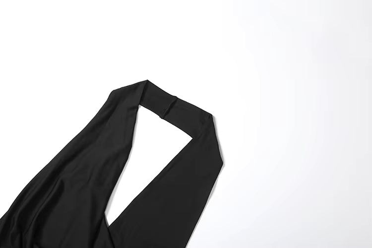 Vestido Longo com Fenda Alta e Decote em V – Elegância Sensual para Festas de Verão