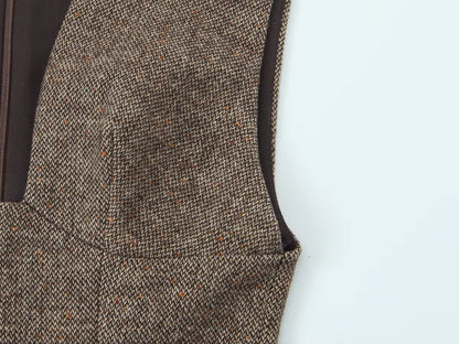 Vestido Mini Elegante sem Mangas com Decote em V Profundo – Sofisticação Sensual para Outono/Inverno